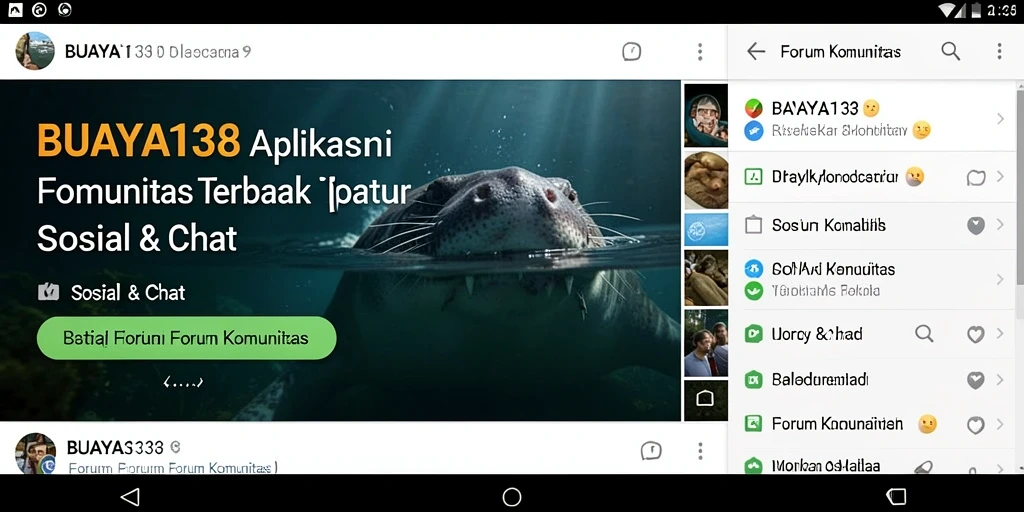 Tampilan antarmuka pengguna BUAYA138 yang ramah dan interaktif.