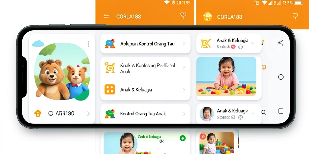 Tampilan antarmuka pengguna dari CORLA188 yang intuitif dan informatif.