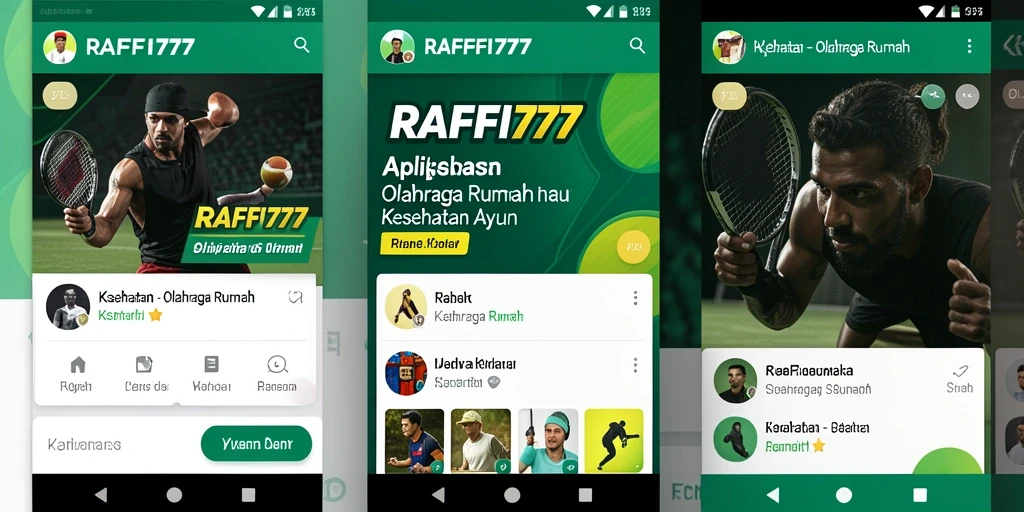 Antarmuka aplikasi RAFFI777 yang intuitif dan menarik.